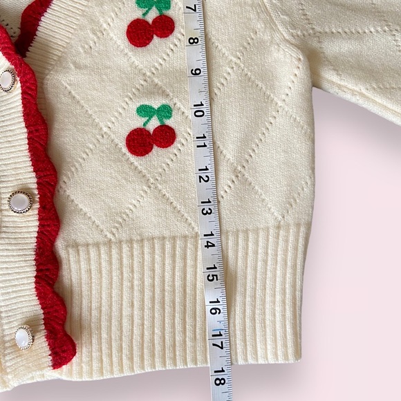 SOLD • cider cherry cardigan - Picture 9 of 15